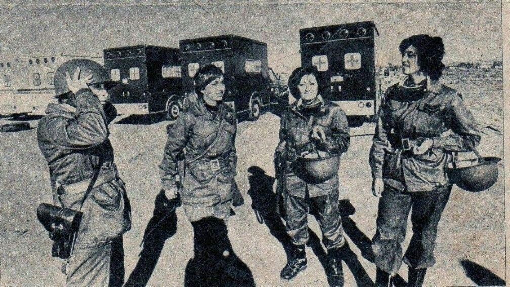 Medicas argentinas en Malvinas